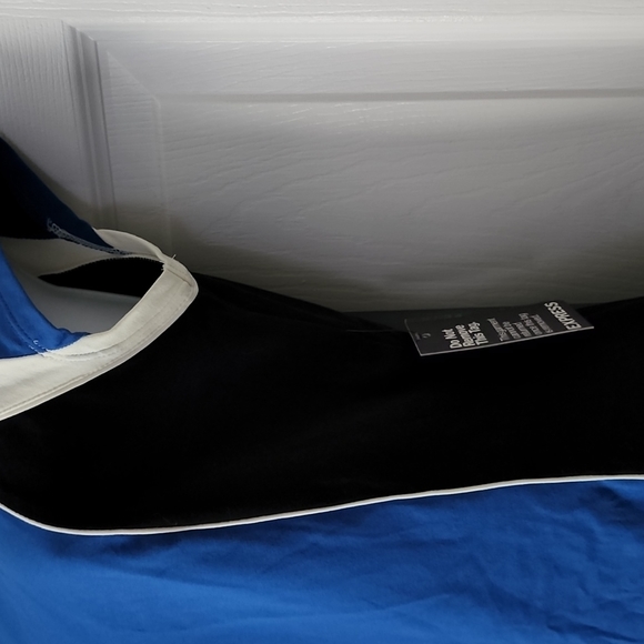 Express NWT colorblock bodycon dress M - Picture 2 of 3